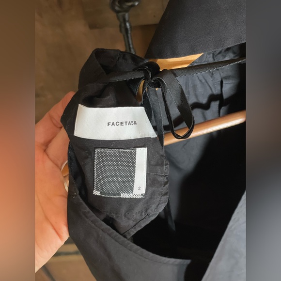 super funky black button shirt from facetasm - Picture 2 of 3